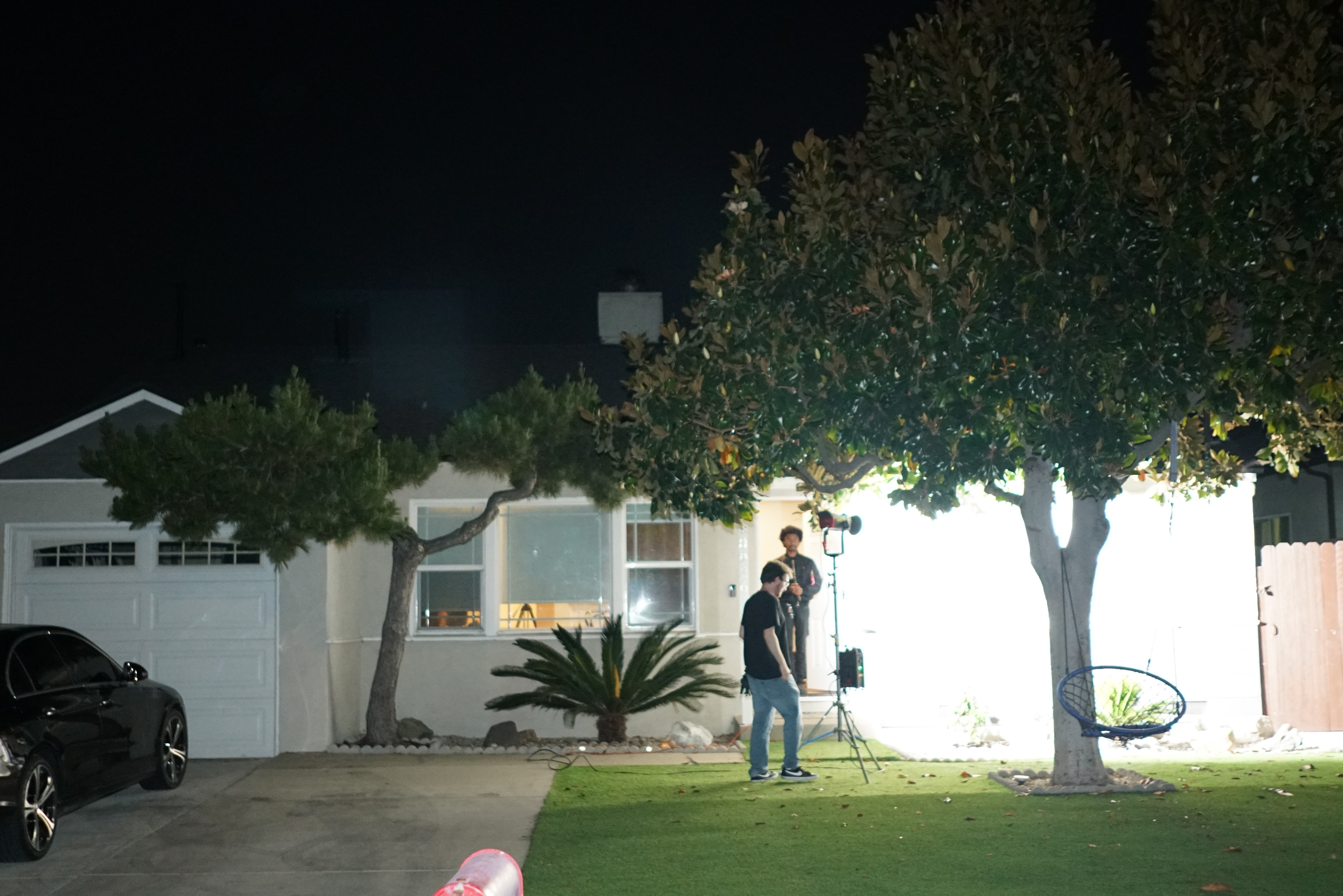 A Measure of Rage — night exterior